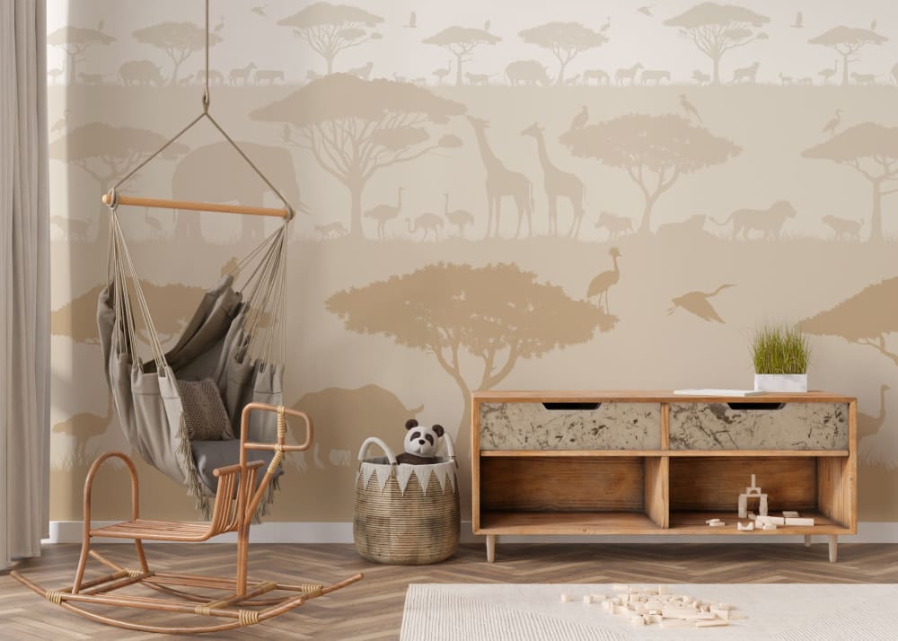 Papier peint panoramique Savane — vue 4