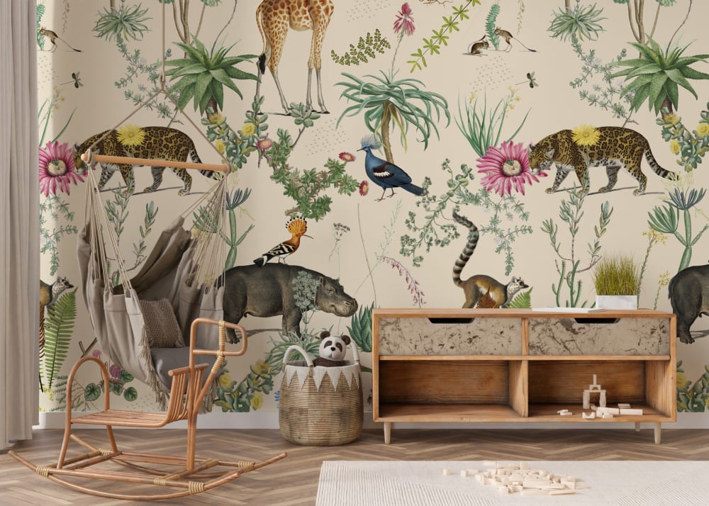 Papier peint panoramique Bestiaire Botanique — vue 4