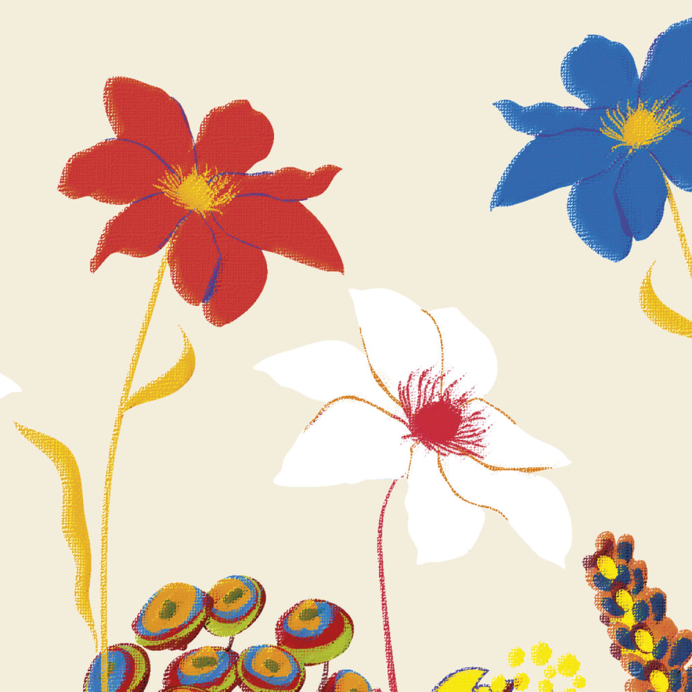 Papier peint panoramique Jardin d'été — vue 3