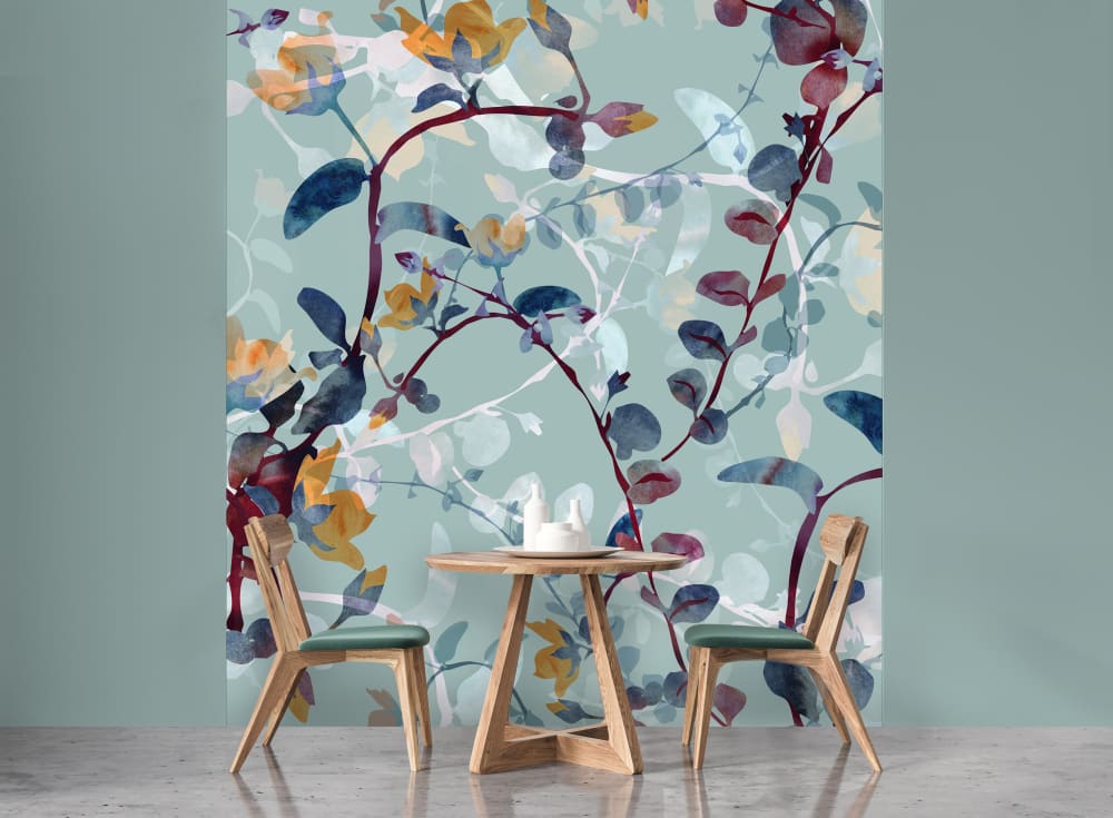 papel pintado panoramico ivy