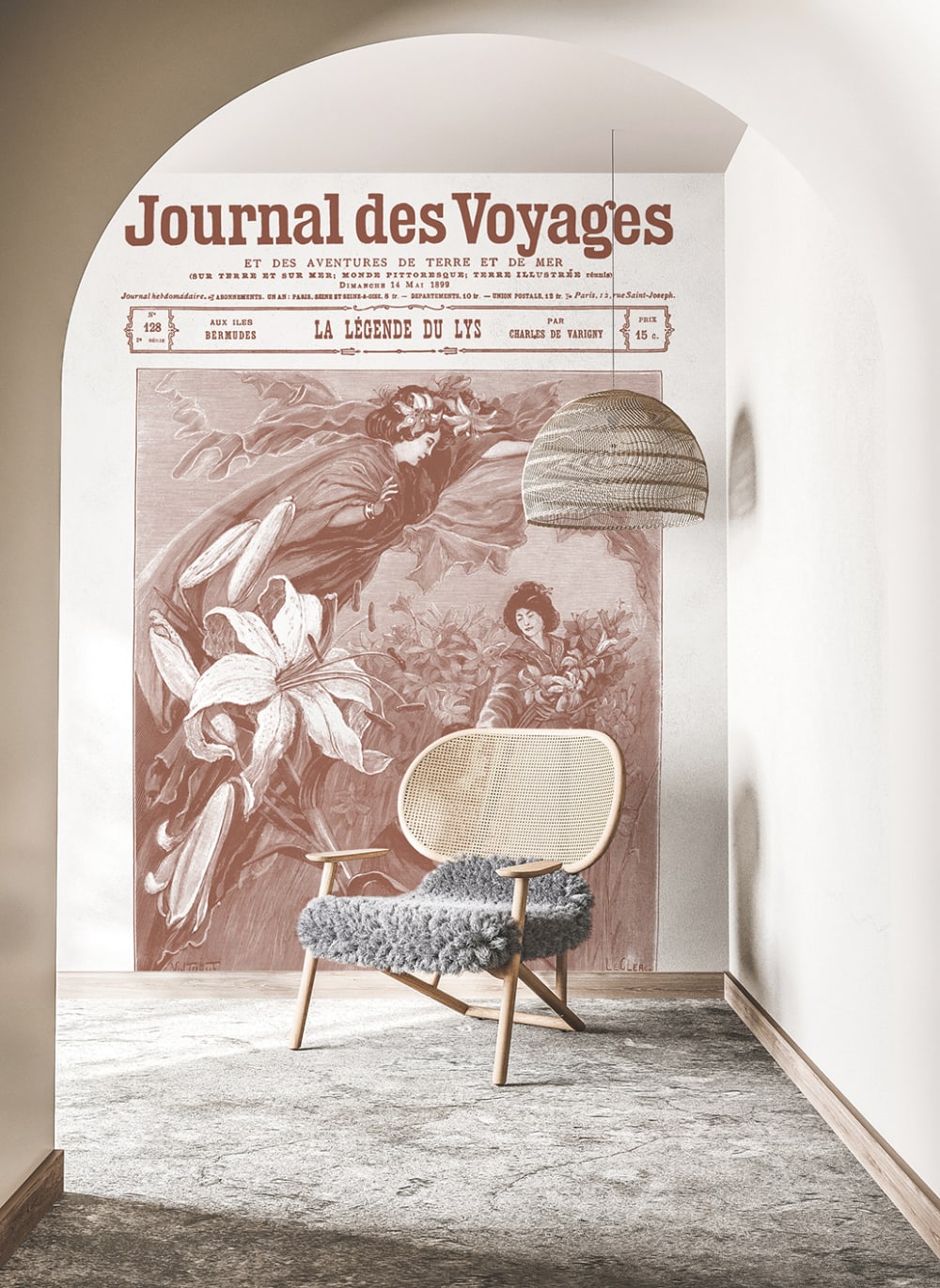 Papier peint panoramique La Légende Du Lys — vue 4