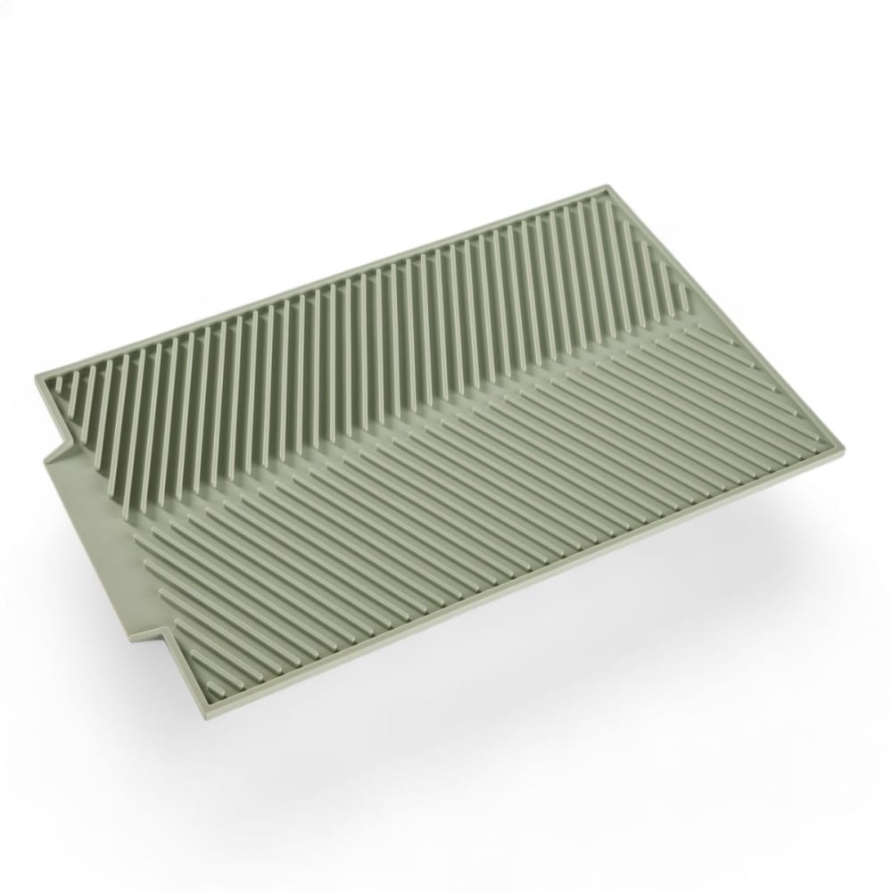 Tapis de vaisselle en silicone  39x25cm Vert