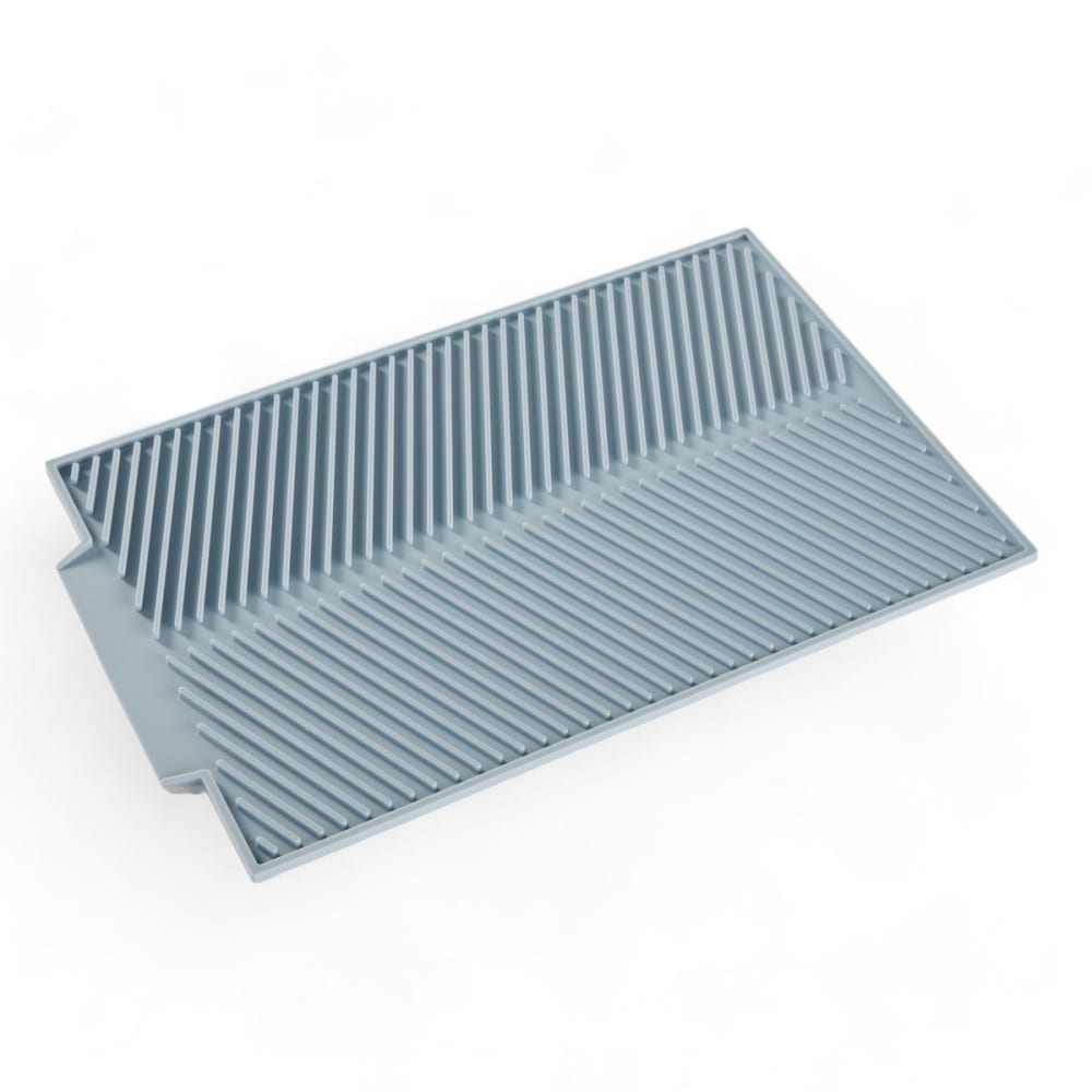 Tapis de vaisselle en silicone  39x25cm Bleu