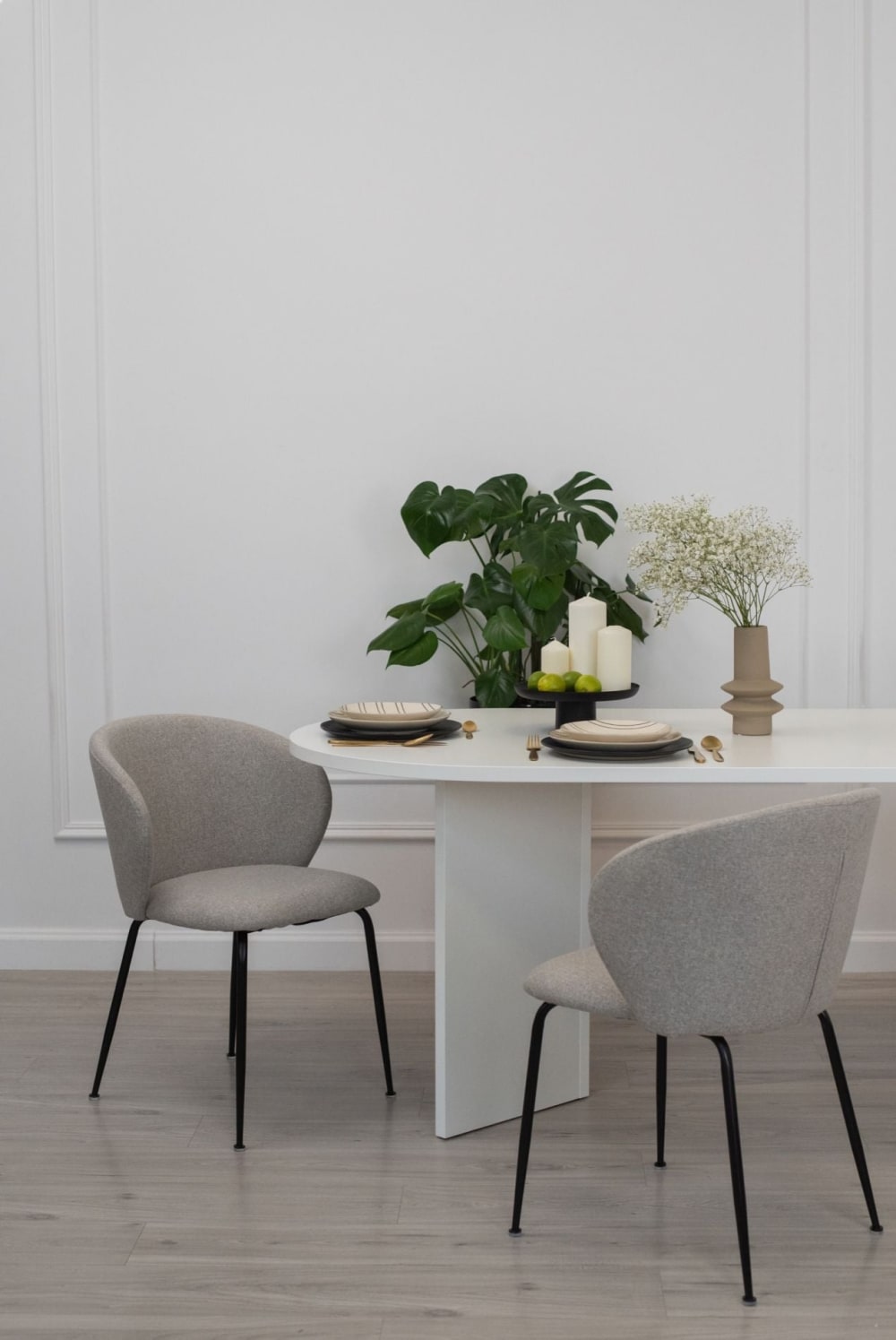 Esstisch, Weiß, 90x204 cm - Maisons Du Monde
