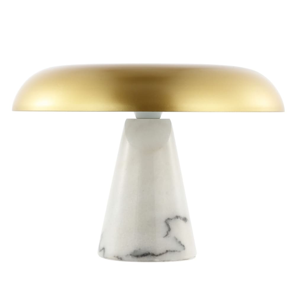 Lampe de table en métal, or