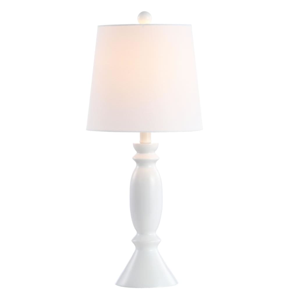 Lampe de table en résine blanc — vue 3