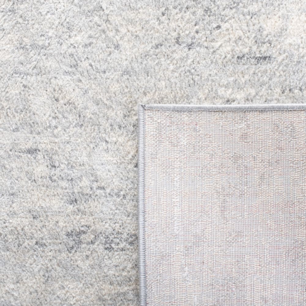 Tapis contemporain en polypropylène blanc/gris, 91 x 152 cm — vue 3