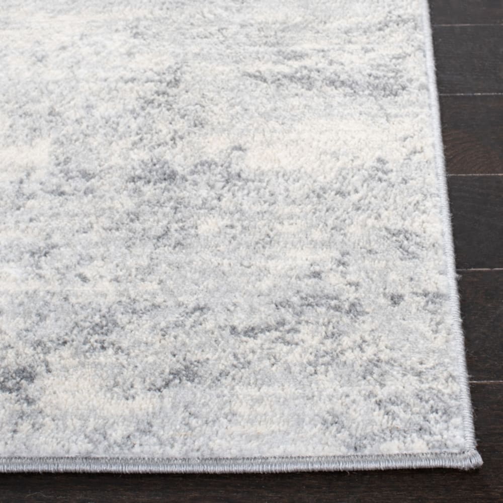 Tapis contemporain en polypropylène blanc/gris, 91 x 152 cm — vue 4