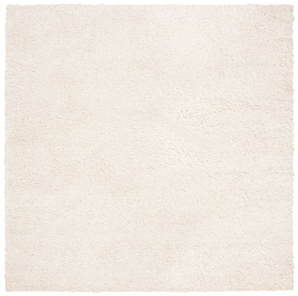 Tapis en polypropylène blanc, 201 x 201 cm