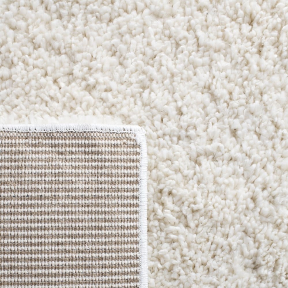 Tapis en polypropylène blanc, 201 x 201 cm — vue 3