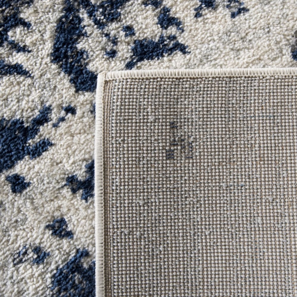 Tapis chic moderne en polypropylène beige/bleu, 69 x 183 cm — vue 4