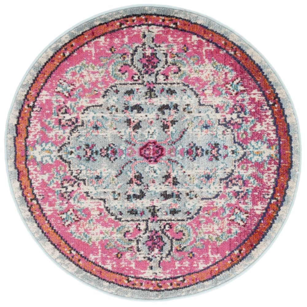 Tapis de transition en polypropylène rose/bleu, 91 cm