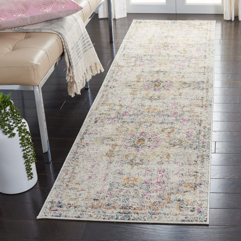 Tapis de transition en polypropylène gris/or, 66 x 244 cm — vue 4