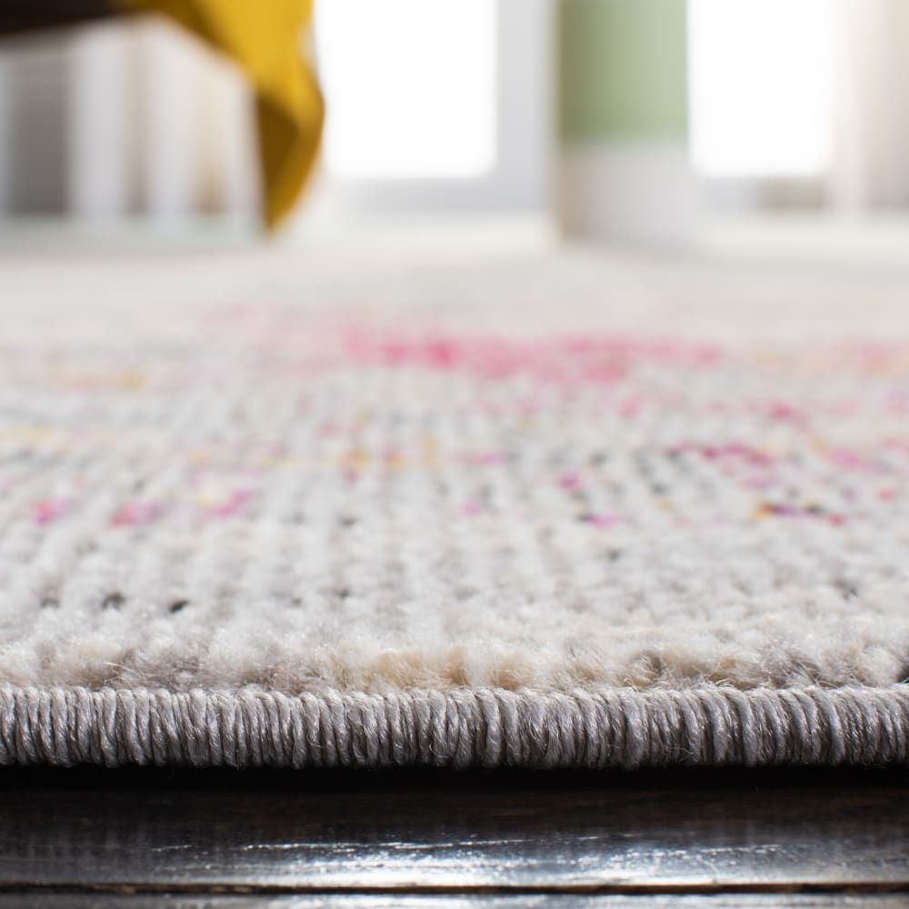 Tapis contemporain en polypropylène gris/or, 61 x 91 cm — vue 4
