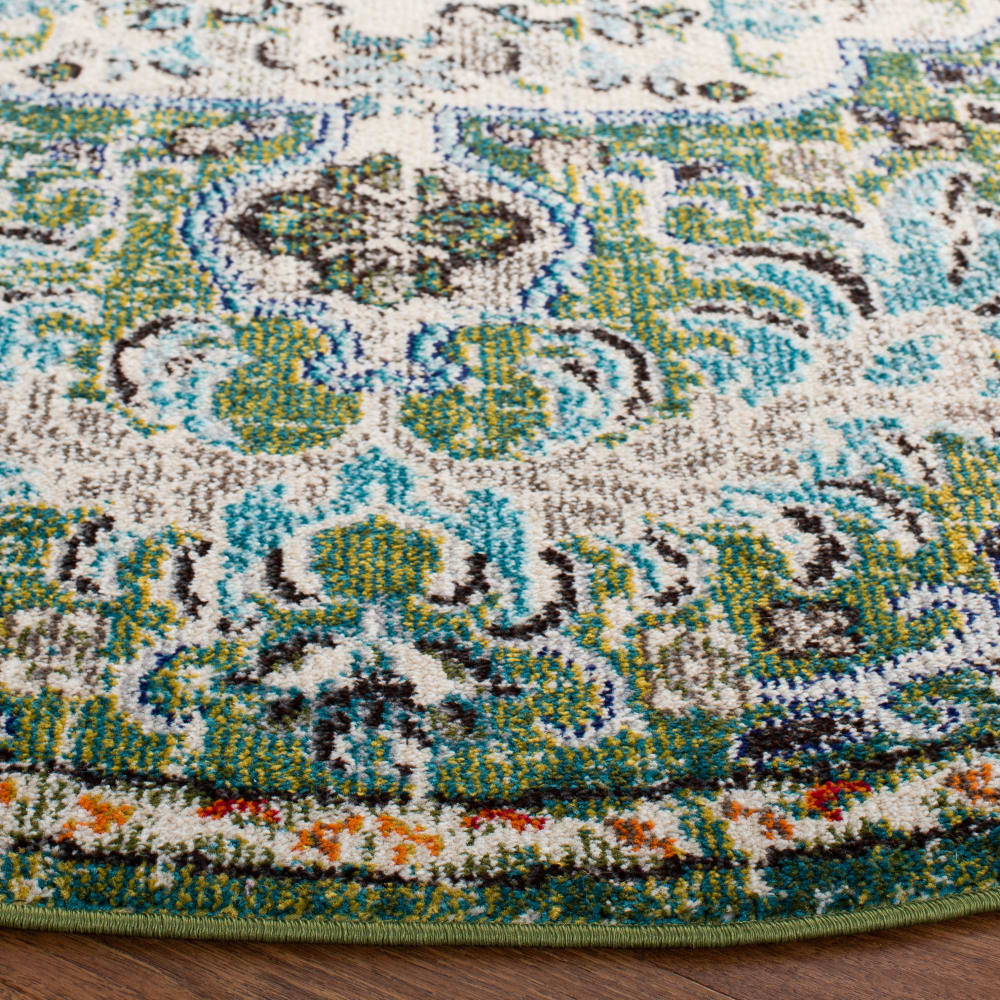 Tapis de transition en polypropylène vert/bleu, 201 cm — vue 4