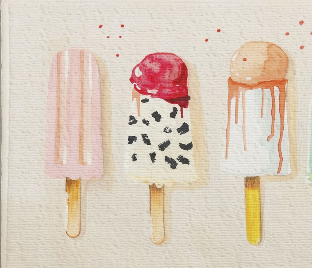 Tapis de cuisine à imprimé glace — vue 4