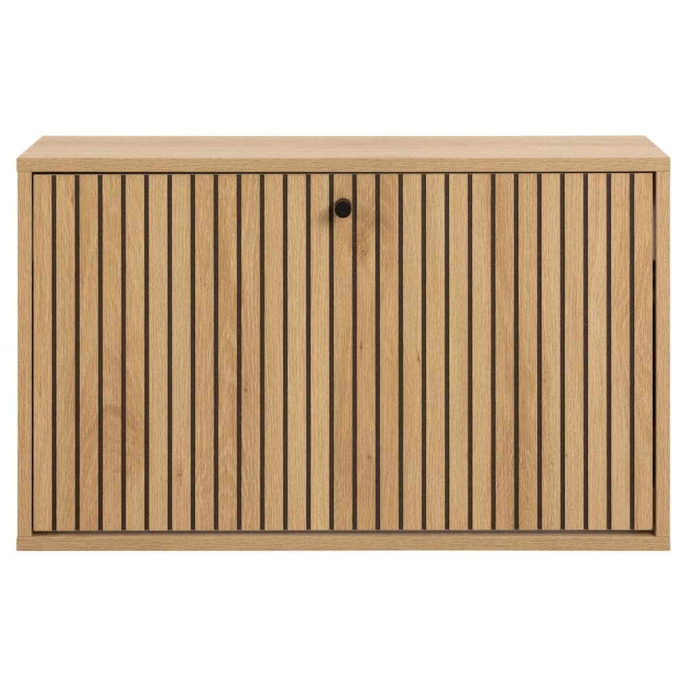 Meuble à chaussures effet tasseaux Beige