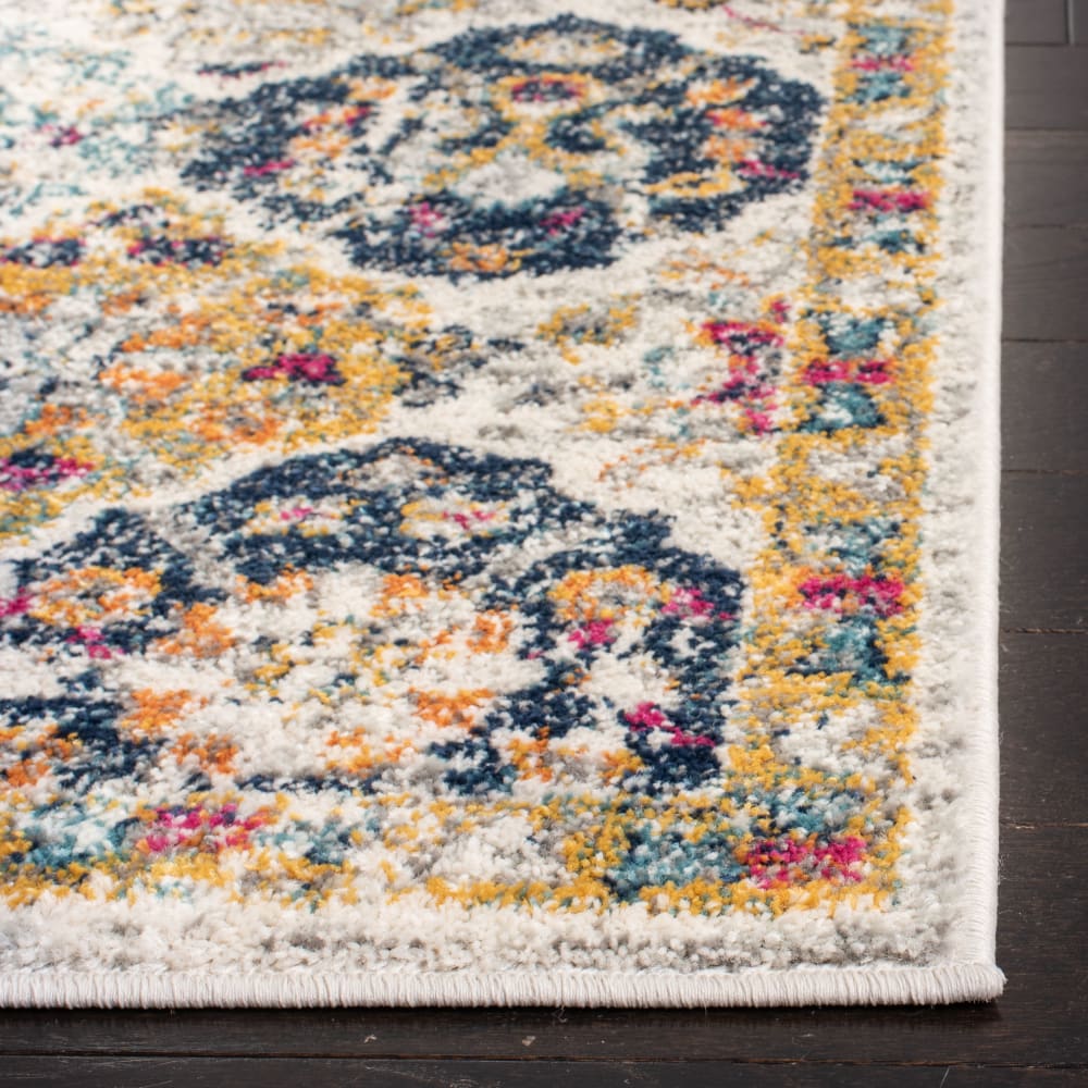 Tapis chic moderne en polypropylène beige/multicolore, 91 x 152 cm — vue 4