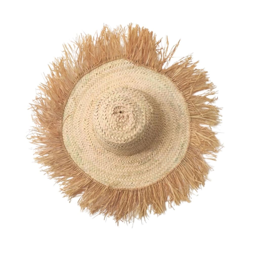 Chapeau en raphia