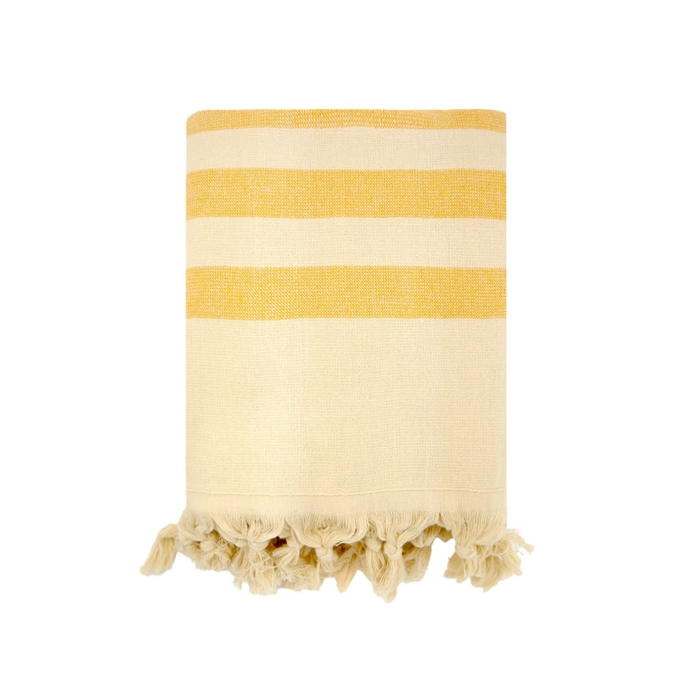 Fouta doublée éponge ''Fidji'' Tournesol 90x160