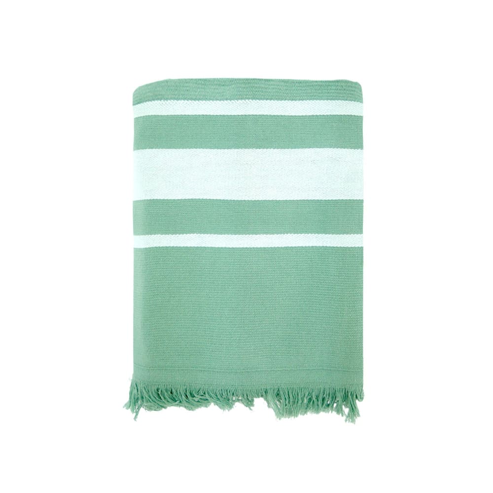 Fouta doublée éponge ''Caraibes'' Fougere 90x170