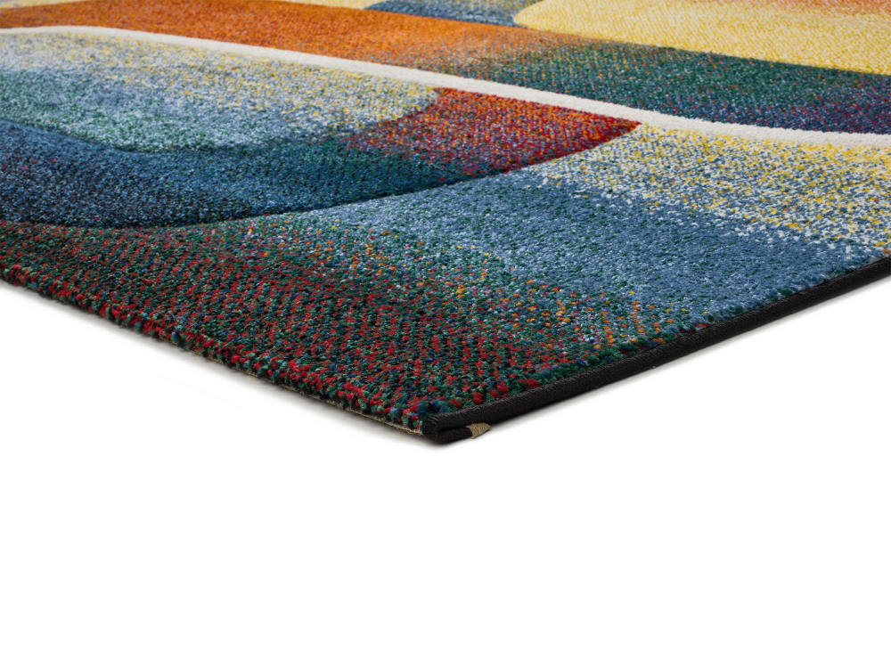 Tapis géométrique multicolore 120x170 cm — vue 4