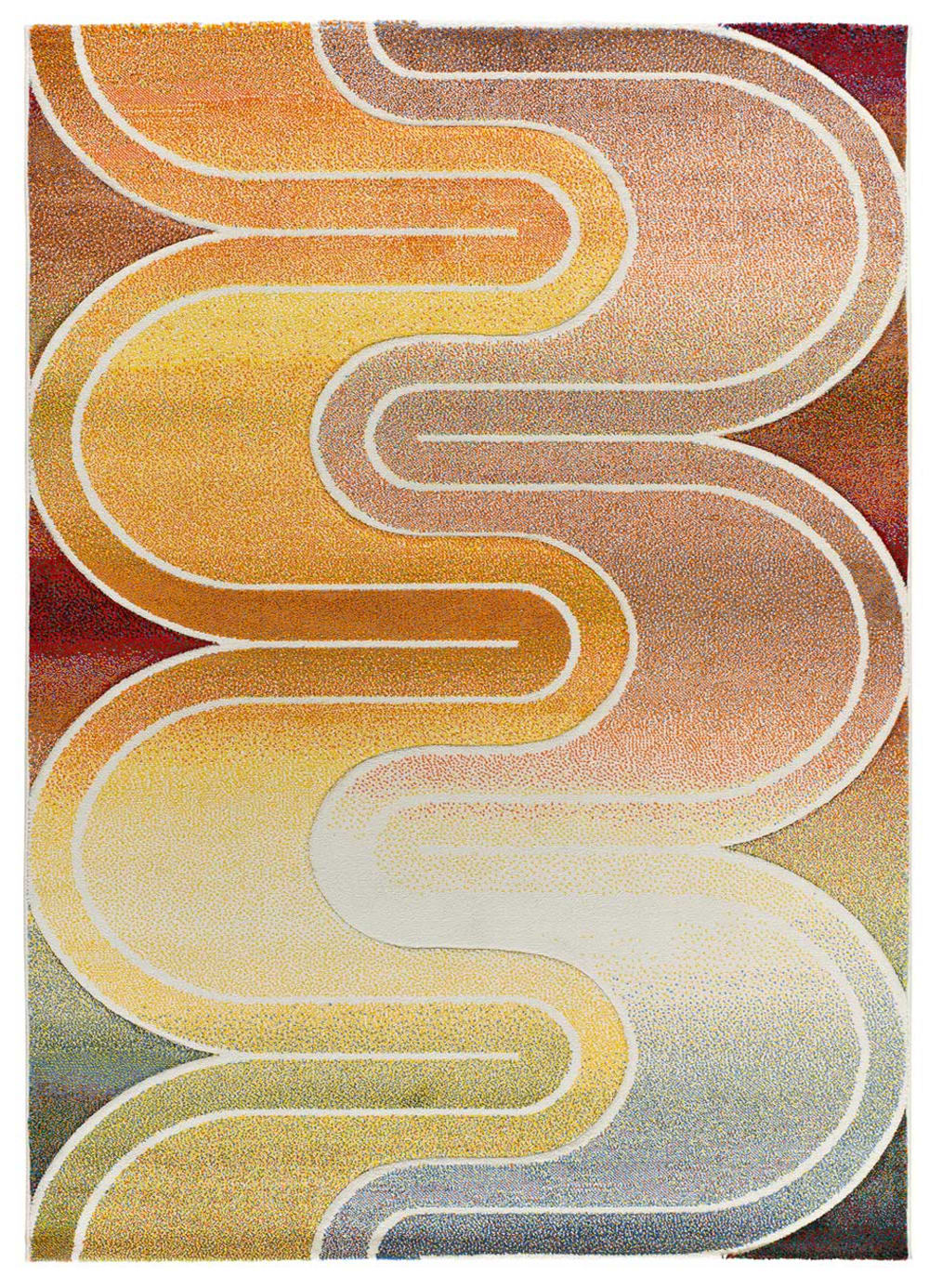 Tapis géométrique multicolore - 160x230