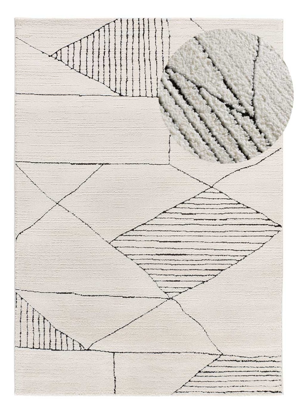 Tapis à relief ethnique