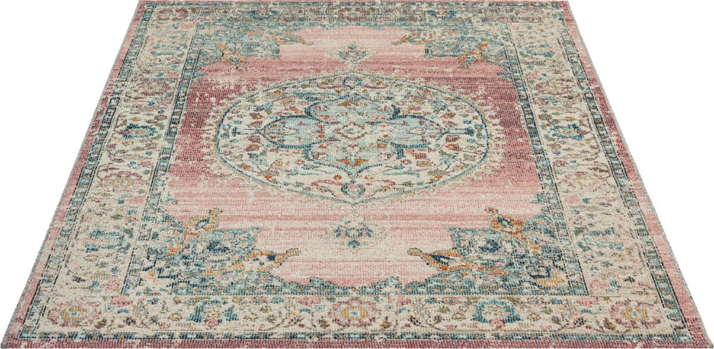 Tapis moderne intérieur extérieur, rose, 80 x 150 cm — vue 4