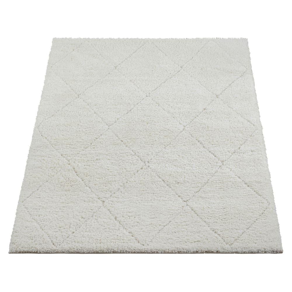 Tapis Shaggy moderne poils longs, crème, 120 x 170 cm — vue 4