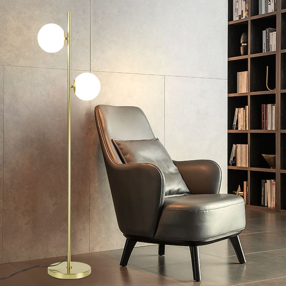 Arnsberg ii - lampadaire en métal, coloris doré, l 22 cm, e27 — vue 3
