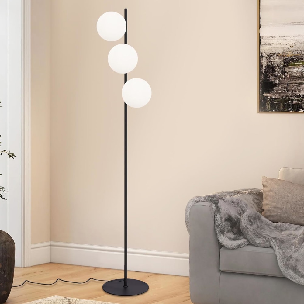 Traum - lampadaire en métal, coloris blanc, l 25 cm, e27 — vue 4