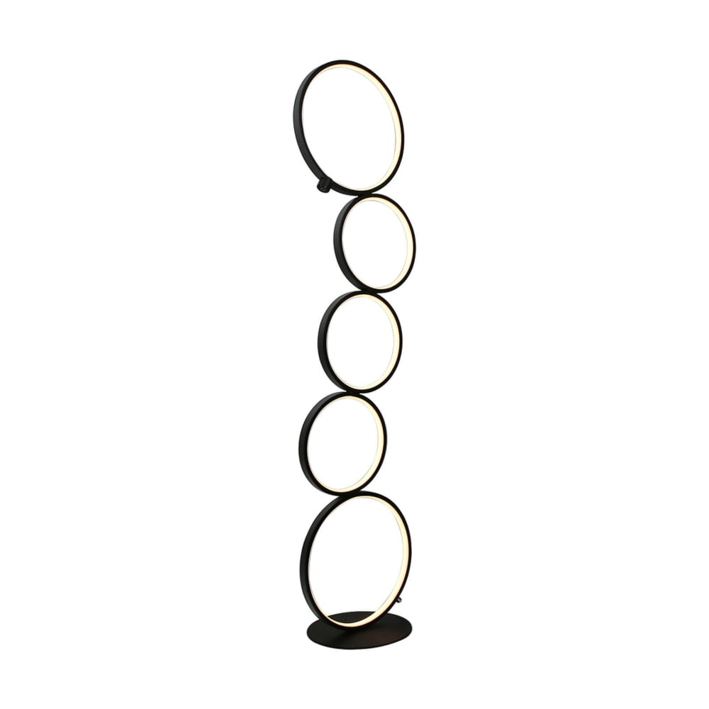 Nettlife Wagner - Stehlampe aus Metall, Schwarz, L 26 cm style modern Schwarz Metall
