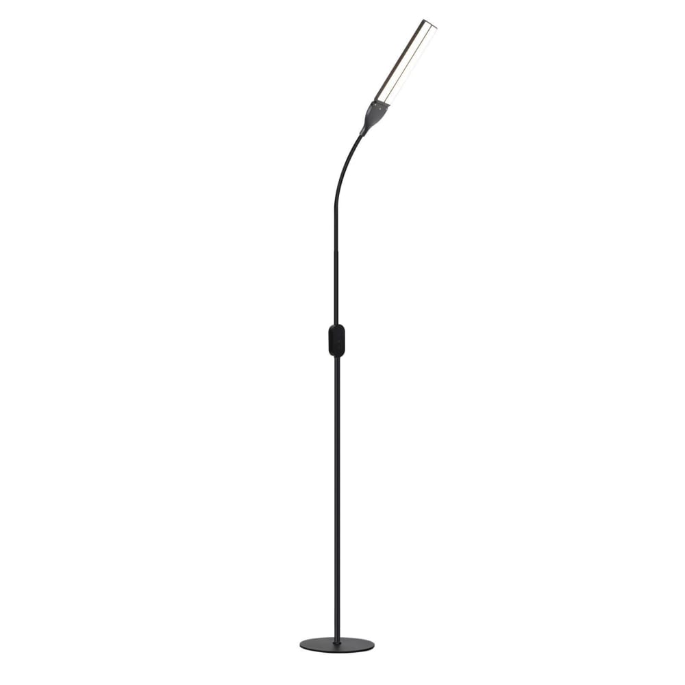 Nettlife Lugo - Stehlampe aus Metall, Schwarz, L 44 cm style modern Schwarz Metall