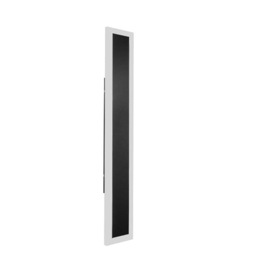 Nettlife Reasor - Wandleuchte aus Metall, Schwarz, L 100 cm style modern Schwarz Metall