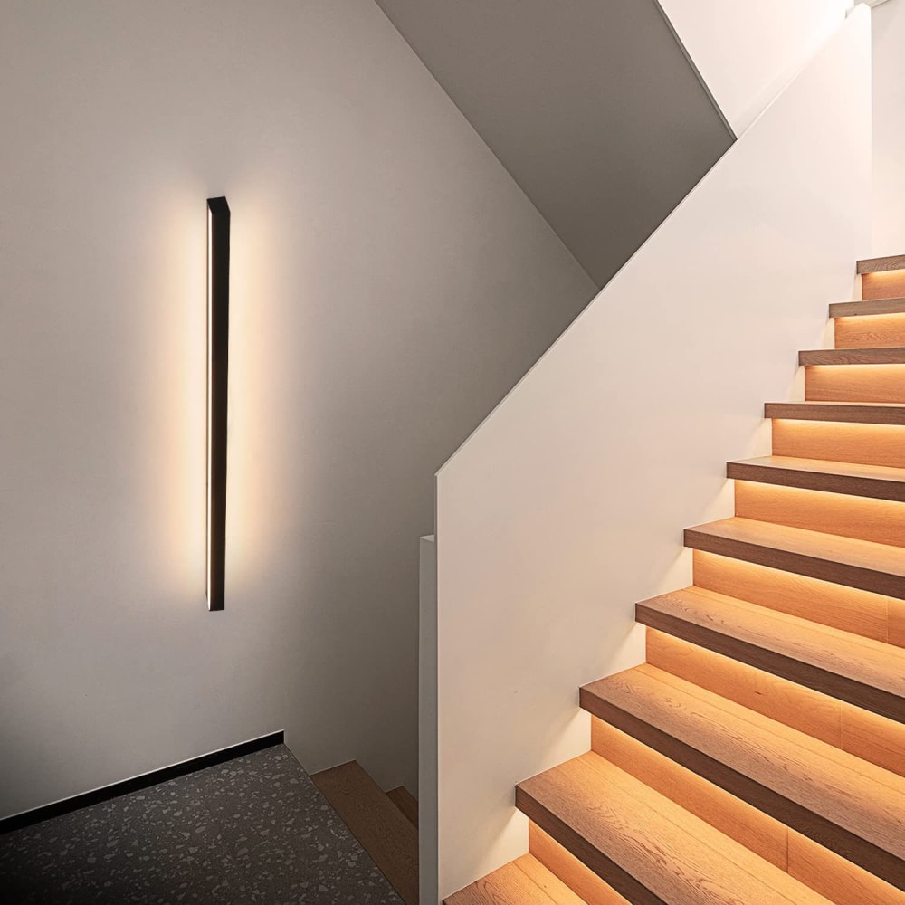 Cox - applique murale en métal, coloris noir, l 100 cm — vue 3