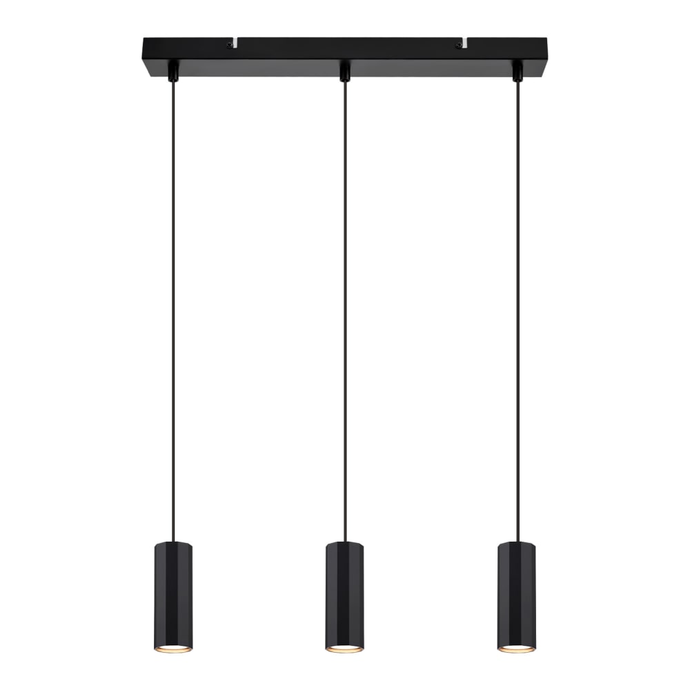 Ferdinand - suspension en métal, coloris noir, l 44 cm, gu10