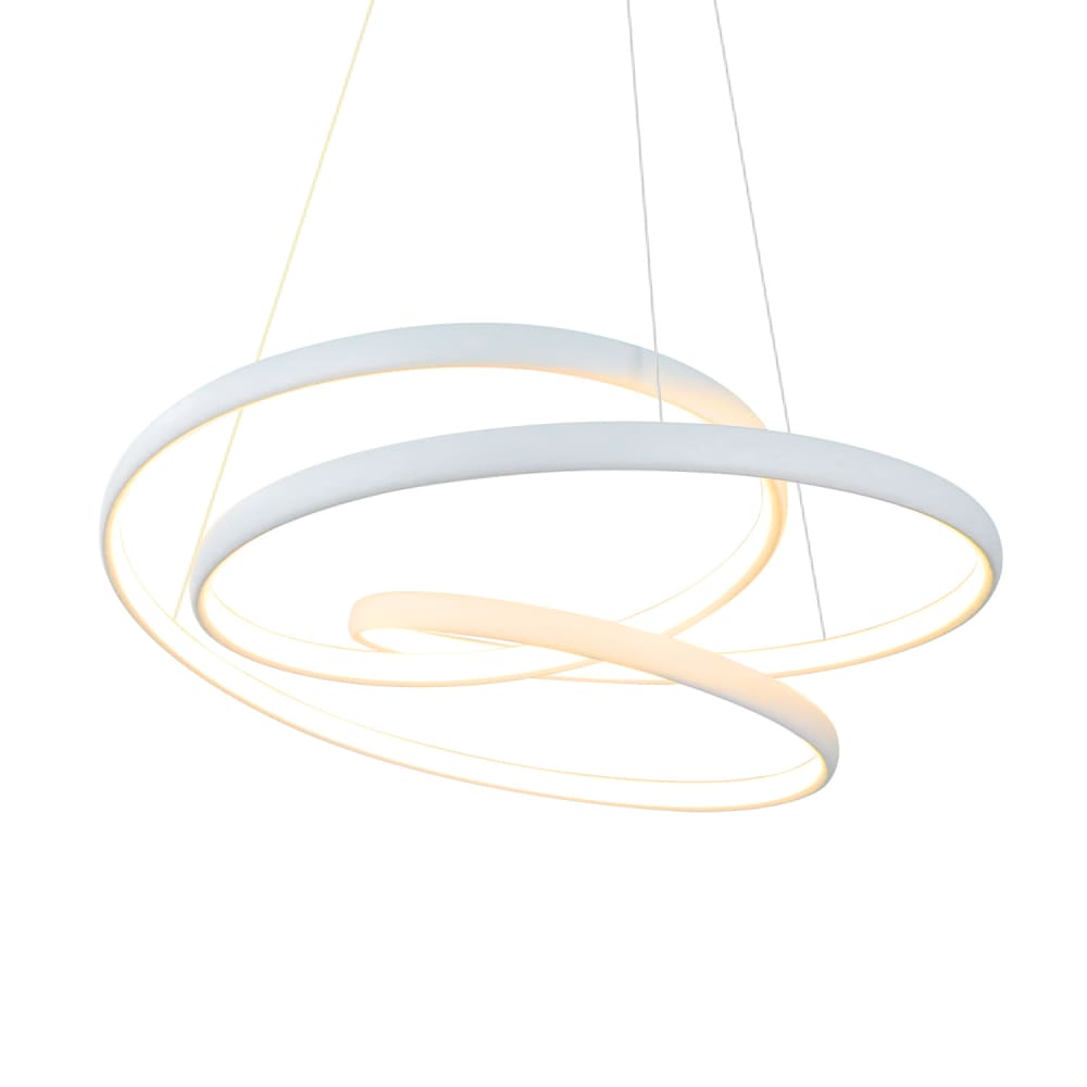 Suspension en métal blanc