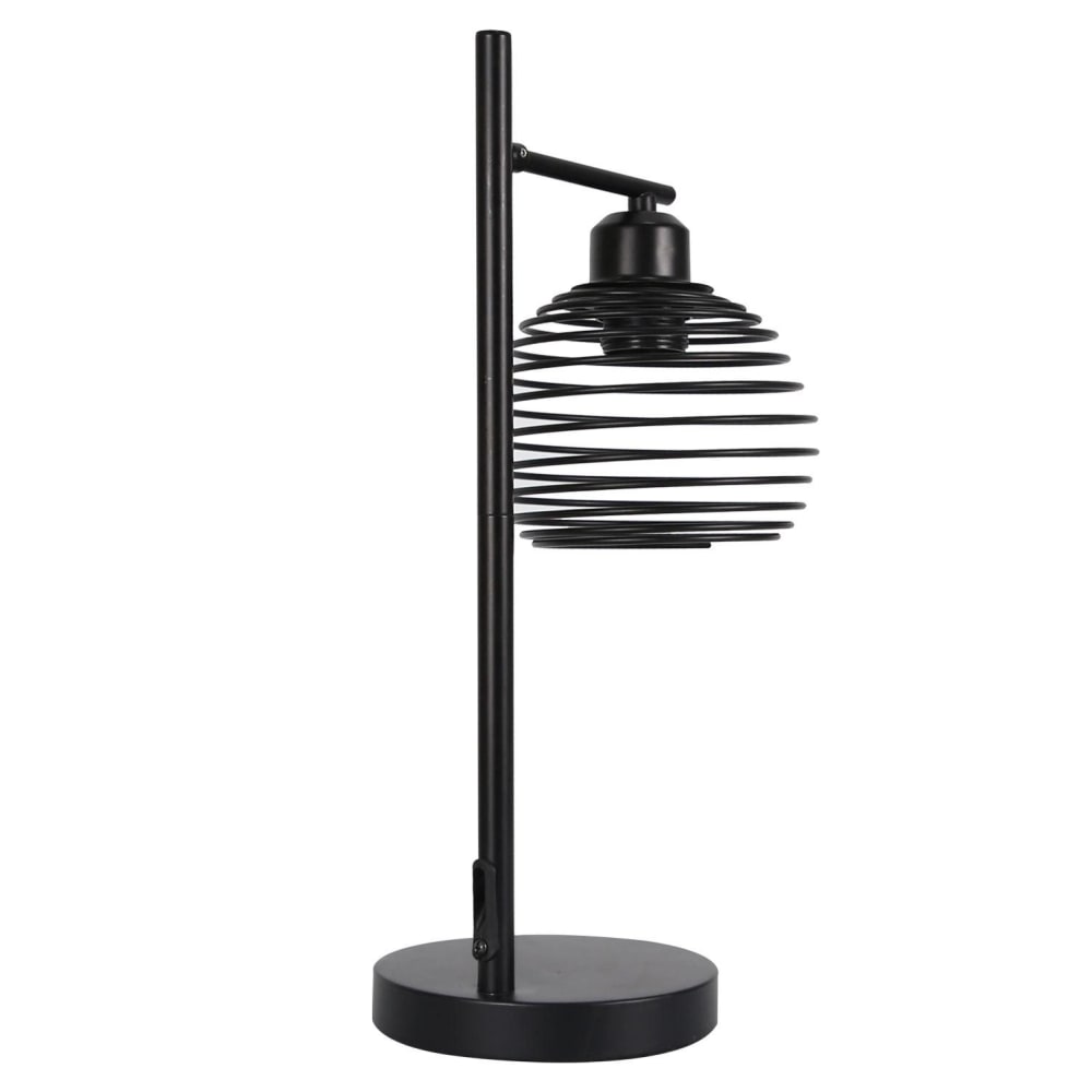 Hayes - lampe de table en métal, coloris noir, l 15 cm, e27