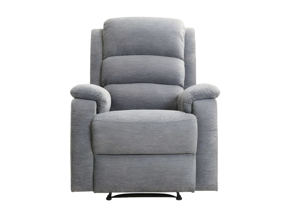 Fauteuil relax polyester gris