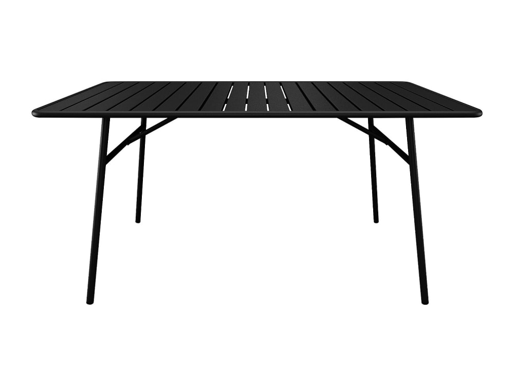 table de jardin acier - noir