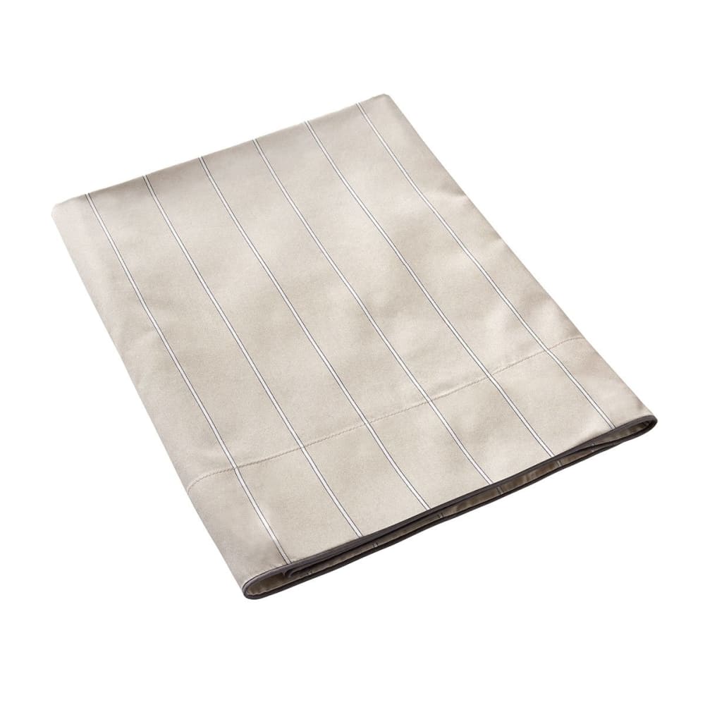 Drap plat satin beige 240x295 cm — vue 3