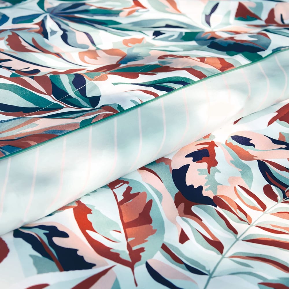 Drap plat percale vert clair 240x295 cm