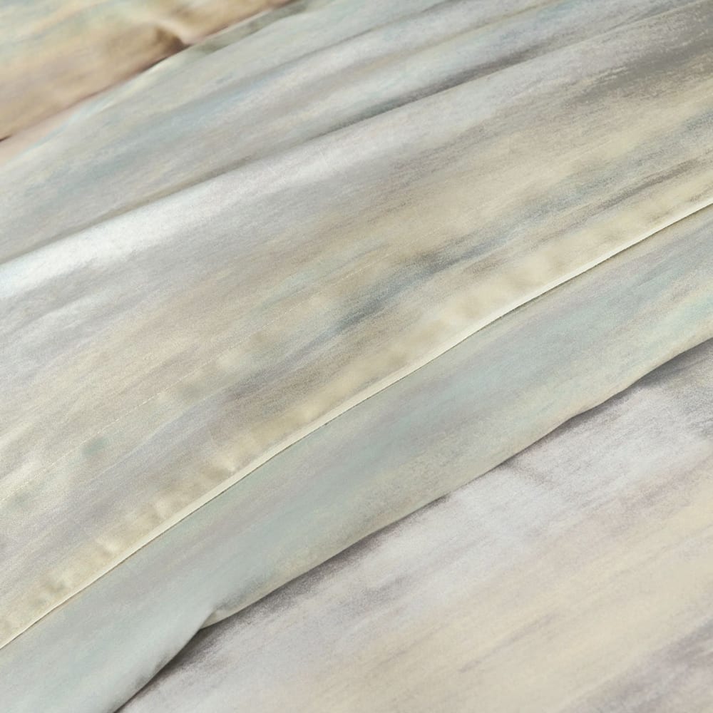 Drap plat satin beige 240x295 cm