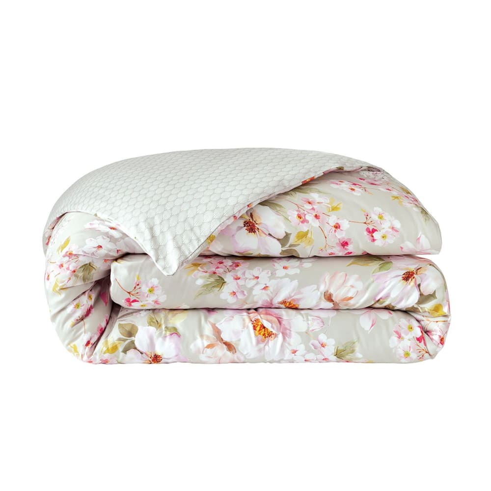 Housse de couette satin beige 240x220 cm — vue 4