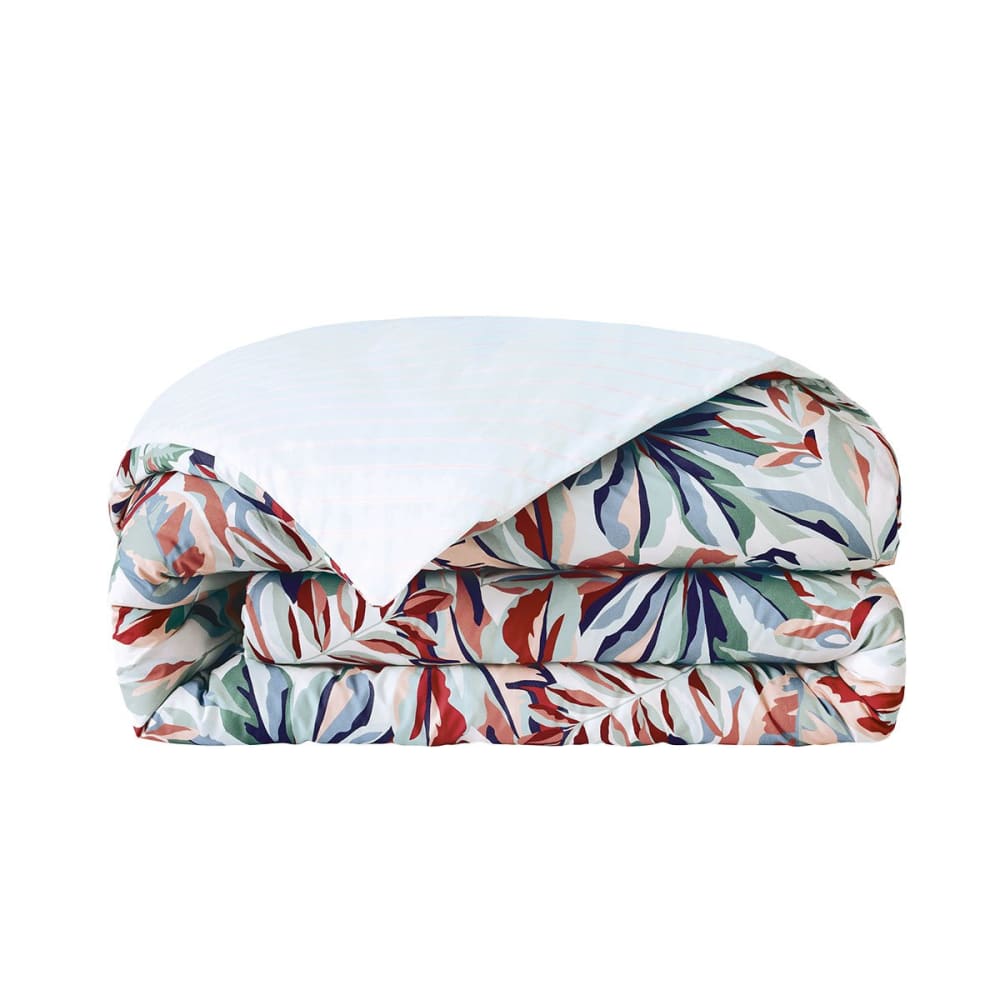 Housse de couette percale vert clair 240x220 cm — vue 3