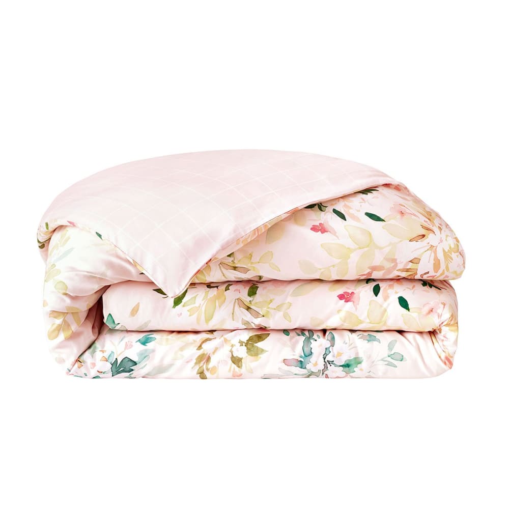 Housse de couette satin rose clair 260x240 cm — vue 4