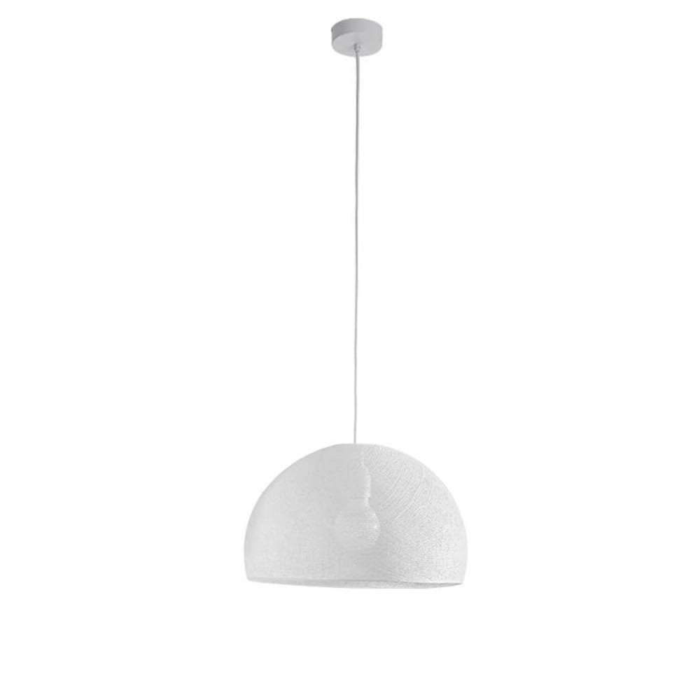 Suspension simple coupole 38 blanc