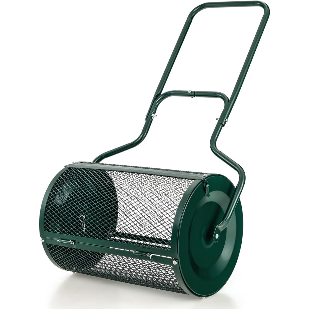 Epandeur de compost 75l vert 68cm
