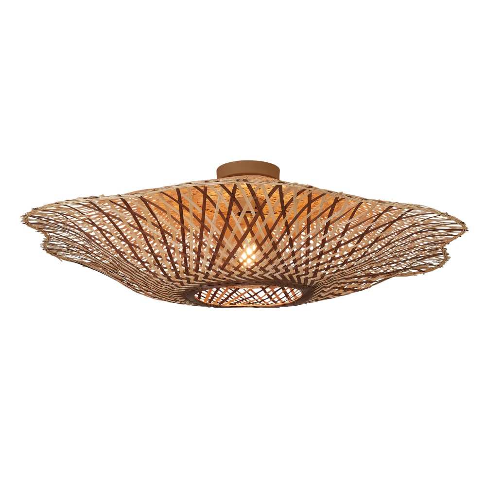 Plafonnier bambou naturel 22x87x22cm